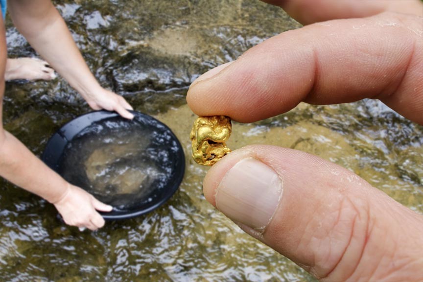 Gold Panning at Pilgrims Rest